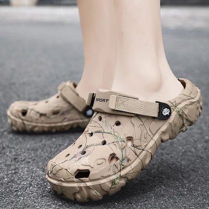 2024 Summer Men’s Sandals – Comfortable Lightweight Non-Slip Flip Flops for Home & Garden