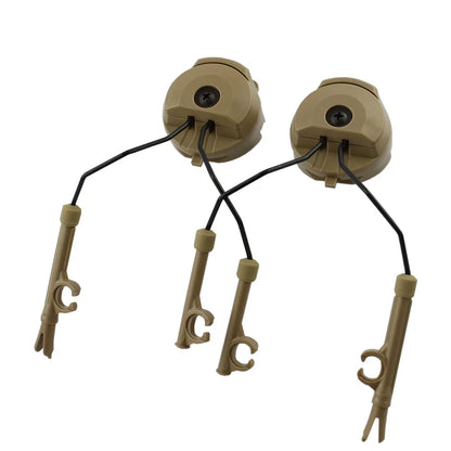 Tactical Headset Bracket – Ops Core Helmet ARC Rail Adapter Set for Comtac II Series Military Noise Cancelling Headset