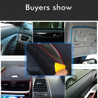 Car Interior PVC Trim Strip – 1M/3M/5M Red Decorative Moulding for Styling & Decoration