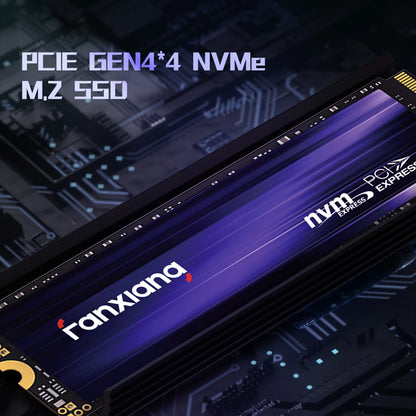 Fanxiang S880 NVMe M.2 PCIe 4.0 2280 SSD – 7300MB/s | 1TB / 2TB / 4TB Internal SSD for PS5, Laptop & PC