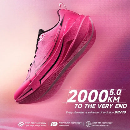 XTEP 2000km Marathon Running Shoes - Professional Cushioned Lightweight Breathable Sports Shoes