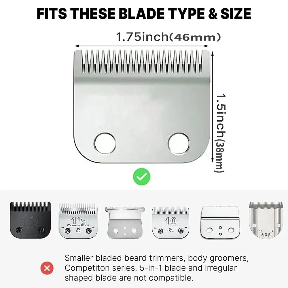 8/10PC Universal Hair Clipper Guard Set – Professional Limit Guide Combs for Wahl Trimmers & Barber Accessories