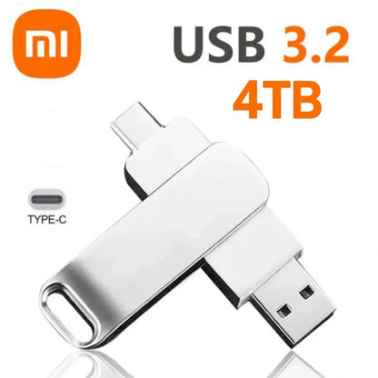 Xiaomi 16TB USB 3.2 Flash Drive — Super High-Speed Metal U Disk, Waterproof Type-C SSD Pen Drive