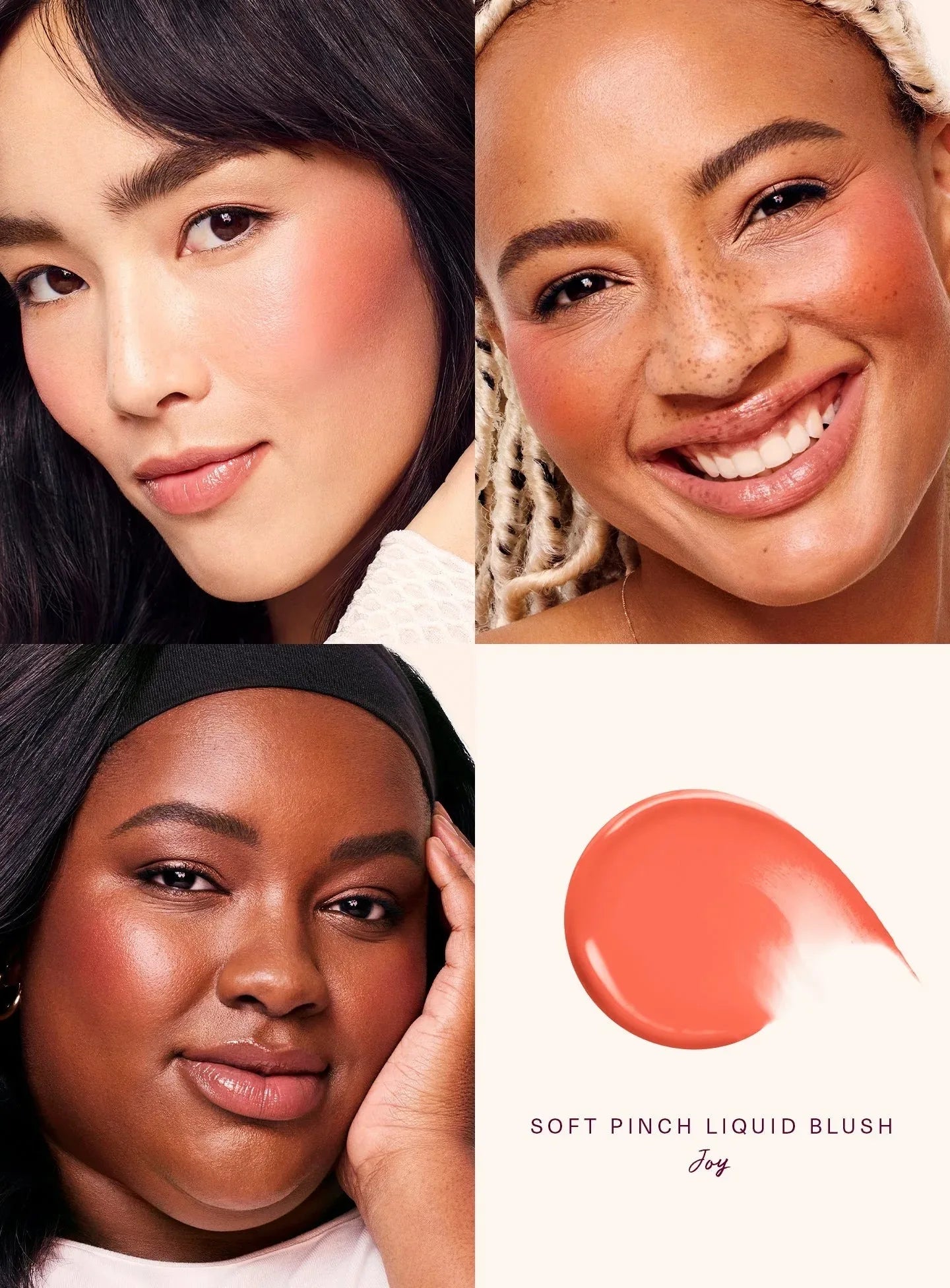 Rare Beauty Soft Pinch Liquid Blush – Long-Lasting Silky Smooth Buildable Flush Makeup, Seamless Matte Dewy Finish Cheek Color