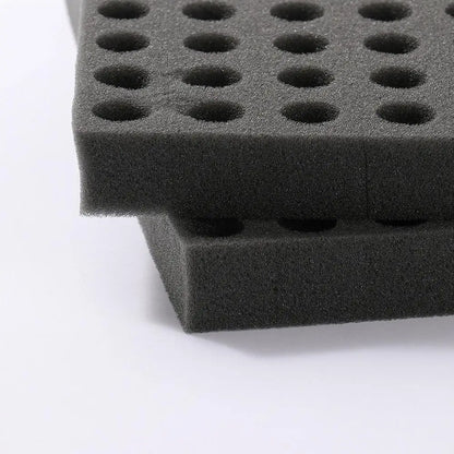 Black Seedling Sponge Sheet - Soilless Hydroponic Cloning Collar for Garden Pots, Nursery & Plant Cultivation