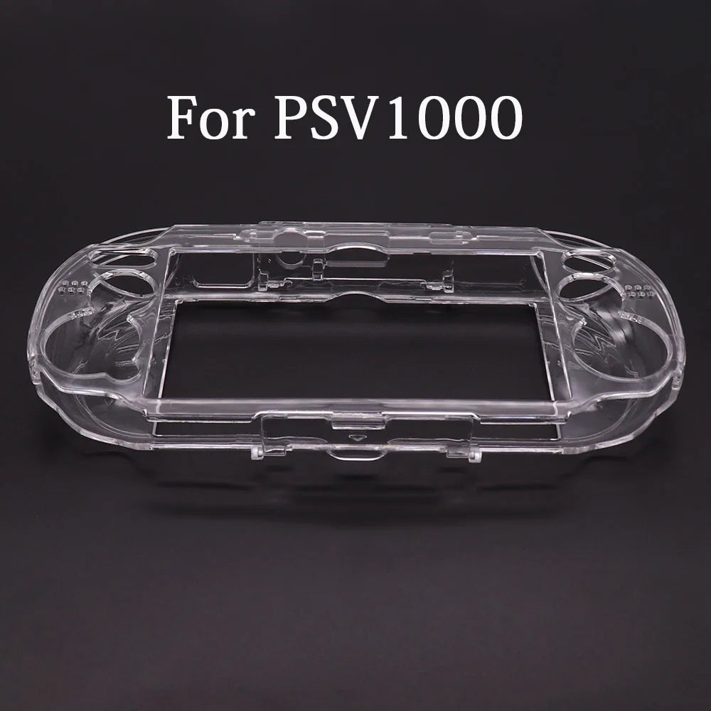 Clear Crystal Hard Shell Case for PS Vita & PSP | Transparent Protective Cover for PSV 1000/2000/3000
