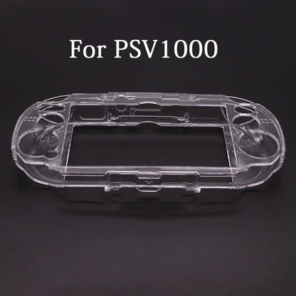 Clear Crystal Hard Shell Case for PS Vita & PSP | Transparent Protective Cover for PSV 1000/2000/3000