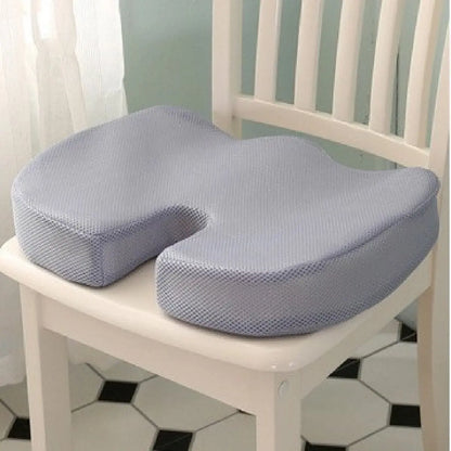 Travel Memory Foam U-Shaped Seat Cushion – Ergonomic Hip & Lumbar Support Pad for Office Chair, Car & Travel Comfort