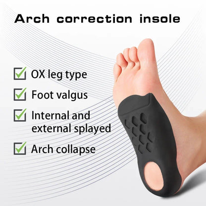 Orthopedic Arch Support Insoles – Orthotic Flat Foot Care Shoe Inserts for Pain Relief, Comfort Cushion Heel & Foot Support Unisex Insoles