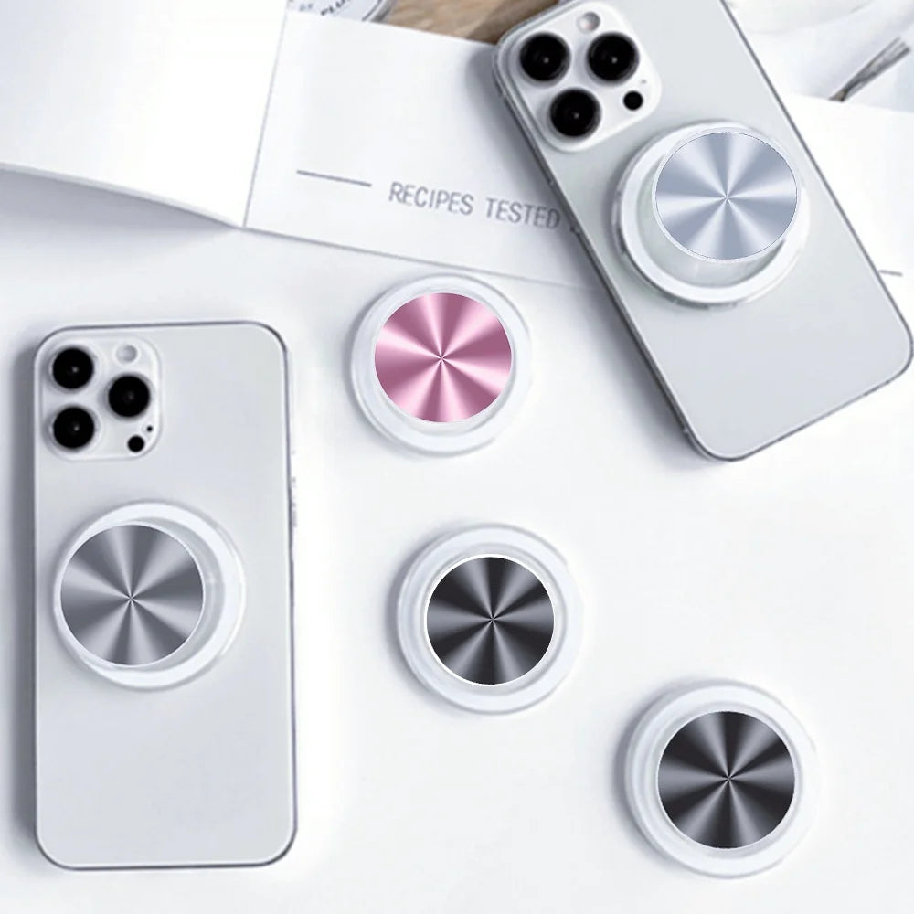 Popped Magnetic Foldable Phone Grip - N52 Magnetic Ring Holder and Expandable Stand for iPhone 17, 16, 15, 14, and 13
