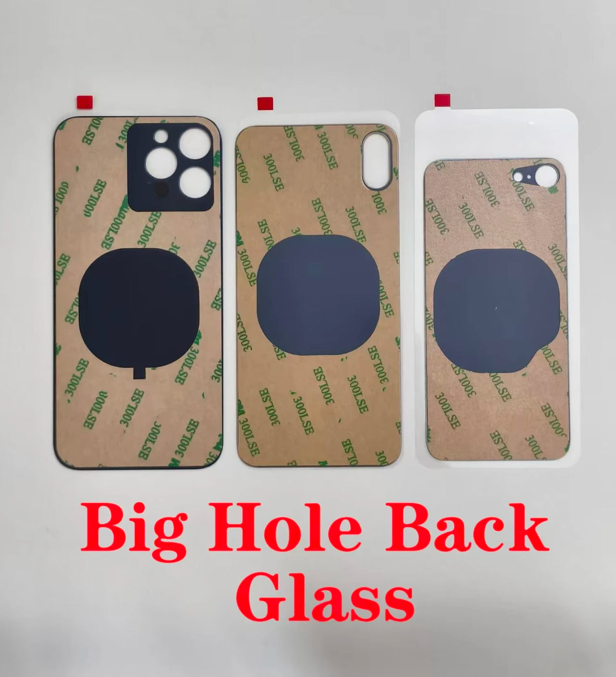 iPhone Rear Glass Back Cover Replacement - Compatible with iPhone 8 Plus, X, XR, XS Max, 11 Pro Max & SE Series
