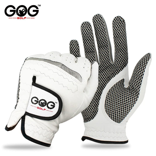 Men’s Golf Gloves – Left/Right Hand, Soft Breathable Sheepskin with Anti-Slip Granules (1 Pc Pack)