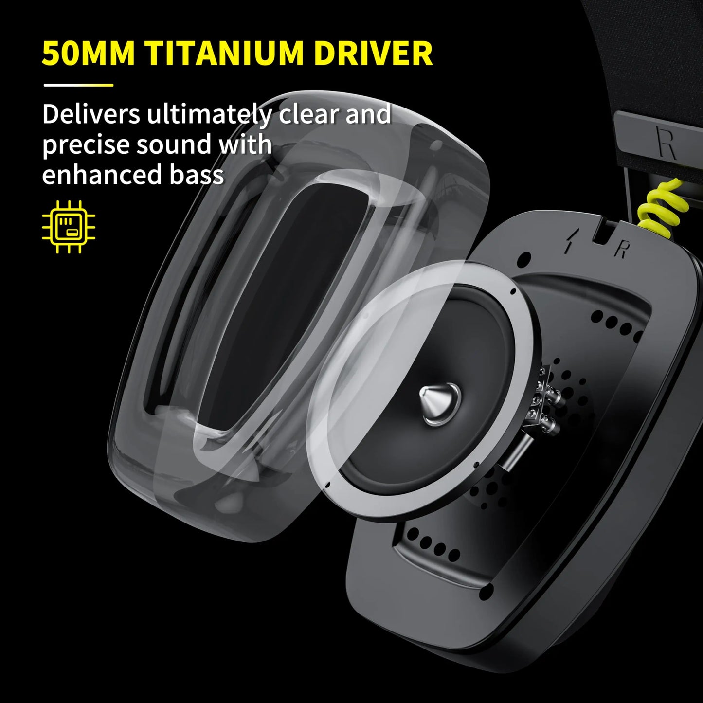 BINNUNE BW06 2.4GHz Wireless Gaming Headset — Bluetooth Headphone with Mic for PS5, PS4, PC, Mac, Playstation