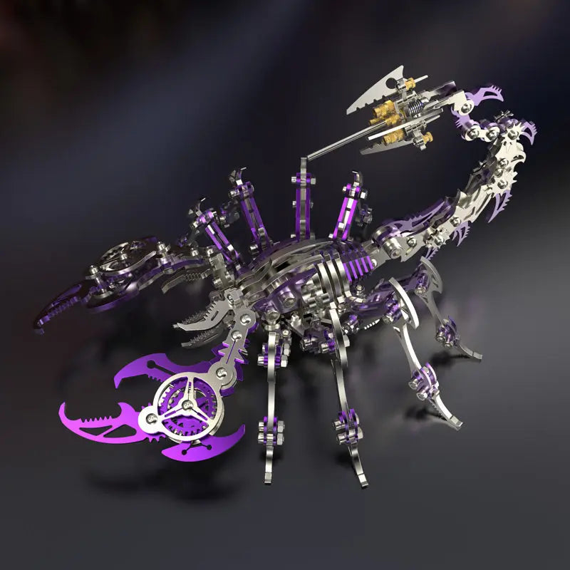 3D Metal Mechanical Insect Puzzle – Anti-Stress Assembly Toy Kit for Kids and Adults