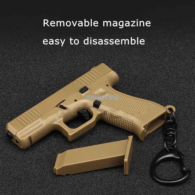 Mini G45 Pistol Keychain – Tactical Gun-Shaped Portable Keyring Toy