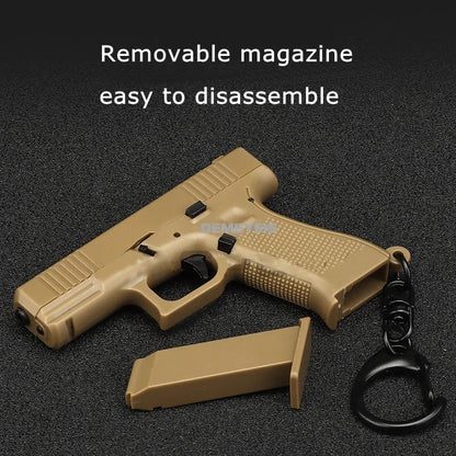 Mini G45 Pistol Keychain – Tactical Gun-Shaped Portable Keyring Toy