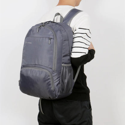 Lightweight Foldable Backpack - Waterproof Packable Daypack for Men & Women, Outdoor Travel, Hiking, Cycling & Camping Shoulder Bag