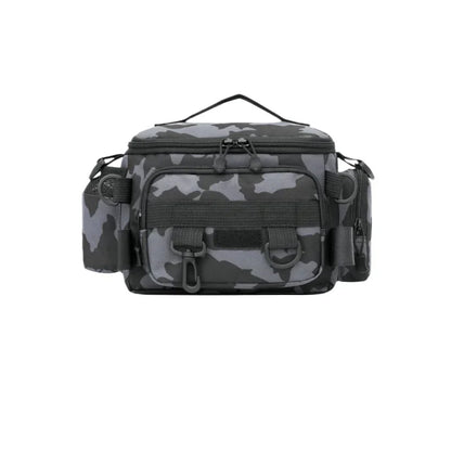 Portable Fishing Tackle Shoulder Bag – Storage Bag with Rod Holder for Outdoor Sports & Fly Fishing