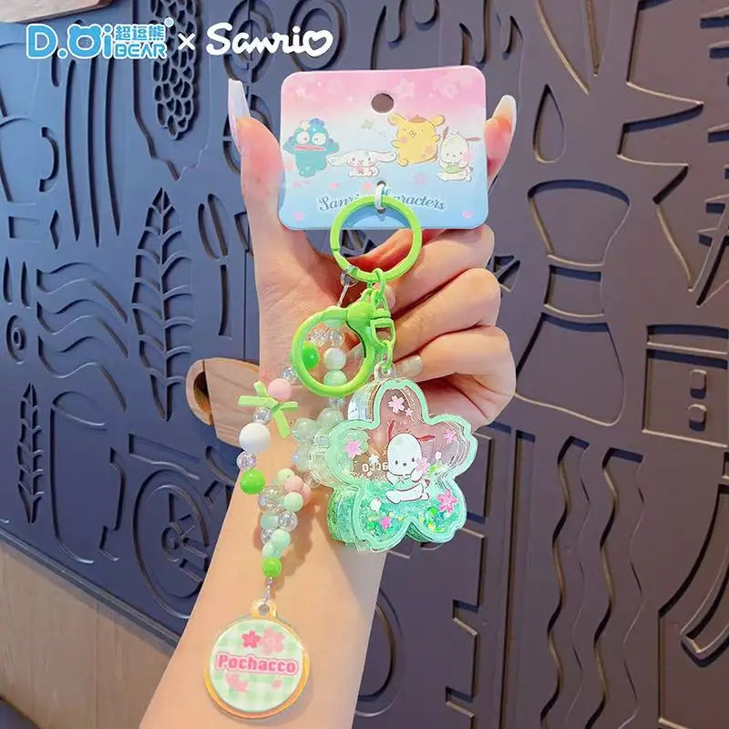 Sanrio Starlight Dance Series PVC Keychain – Hello Kitty, Cinnamoroll, My Melody & Kuromi Kawaii Doll Pendant Ornament Gift