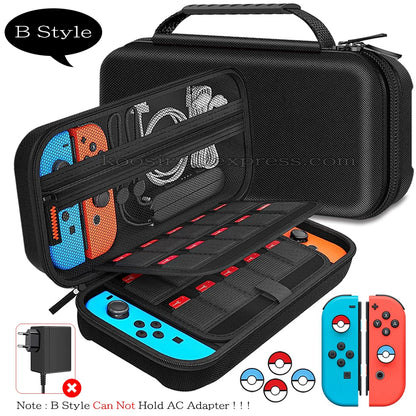 Nintendo Switch OLED Large Storage Bag — Portable Carrying Case, Anti-Scratch Oxford Cloth Travel Bag