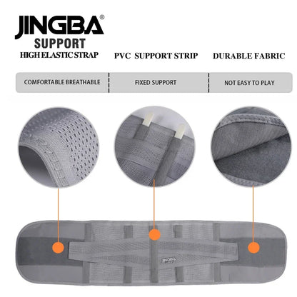 JINGBA SUPPORT Fitness Waist & Back Support Belt – Sweat Trimmer, Abdominal Training Corset, Lumbar Protection & Sports Compression Wrap