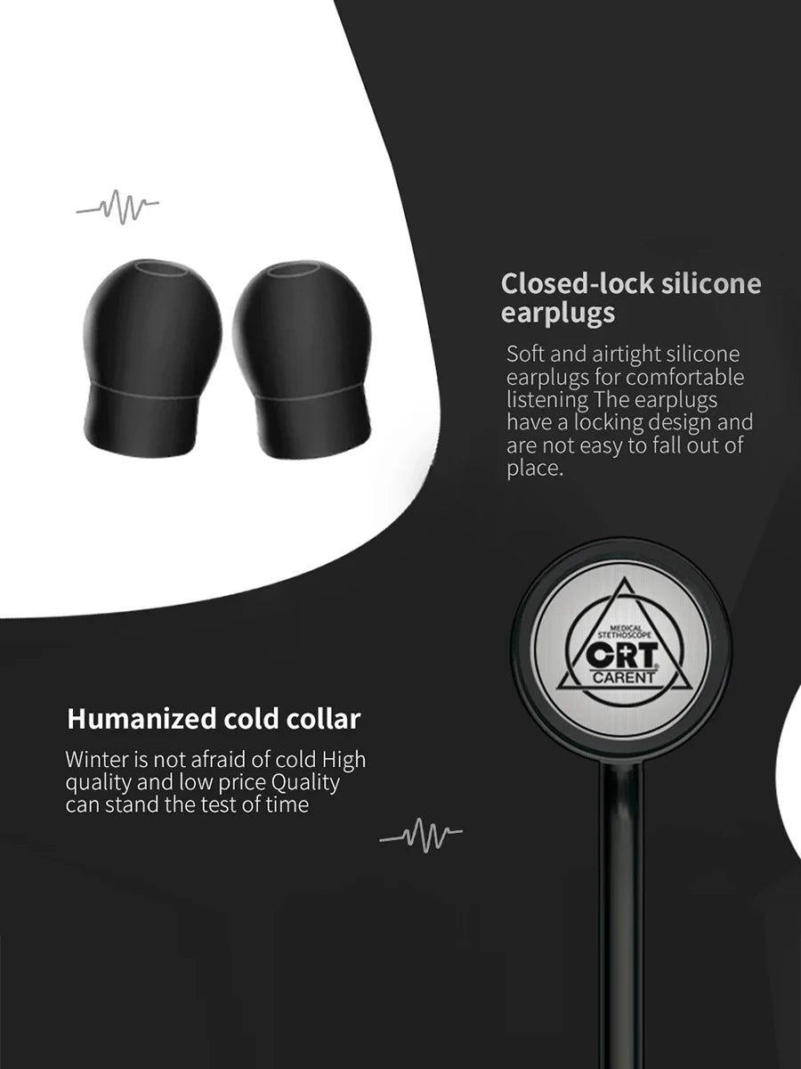 Professional Single Head Medical Stethoscope — Custom Engraved Cardiology Stethoscope for Nurses and Health Care Professionals