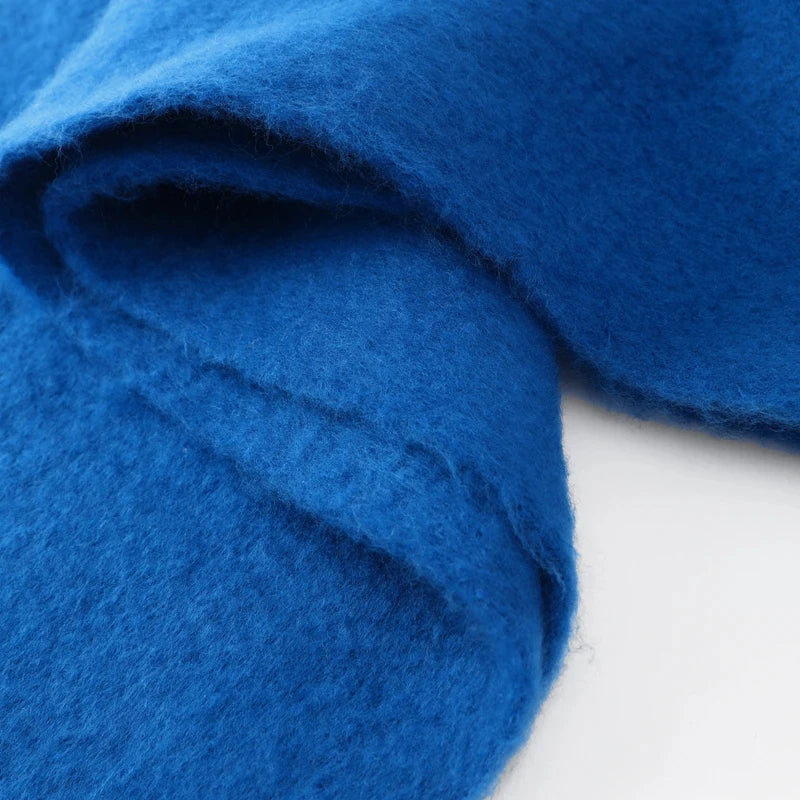 Luxurious Winter Essential: Women's Cashmere Scarf - Thickened Warm Shawl with Classic Tassels, Soft Fluffy Solid Color Shawl