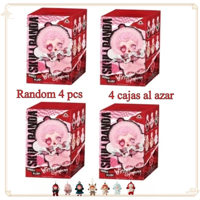 Skullpanda Winter Music Series Blind Box Plush Keychain – Cute Action Figure Toy Gift