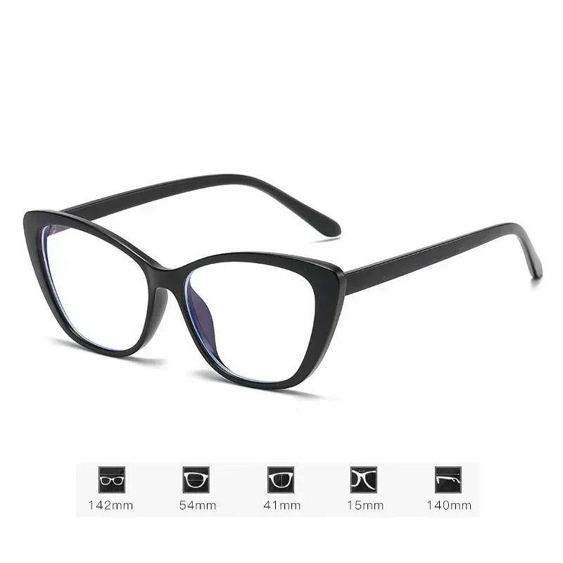 Fashion Cat Eye Reading Glasses – Luxury Anti-Blue Light Eyewear for Women & Men with Presbyopia