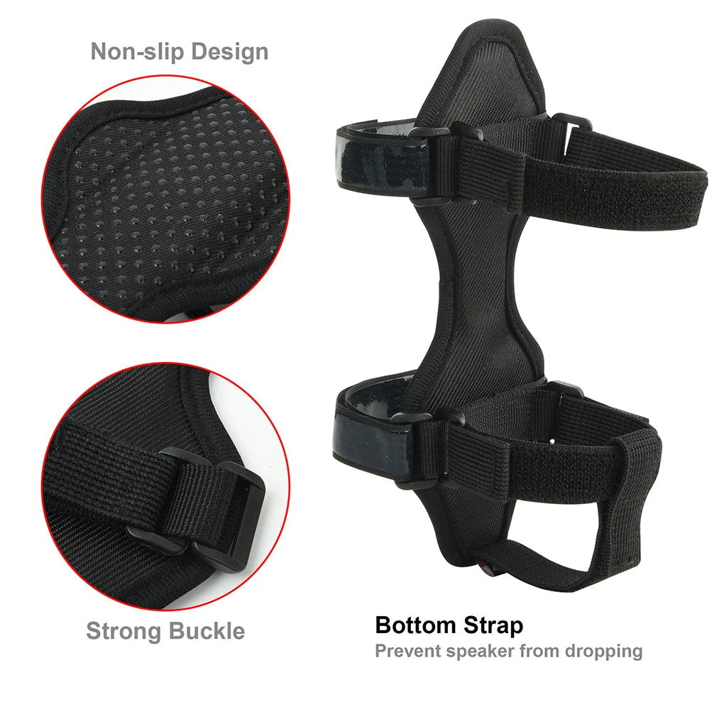 Quick Release Bike Water Cup Holder - Adjustable Fixing Strap, Detachable Speaker Kettle, Mountain Bike Bicycle Accessory