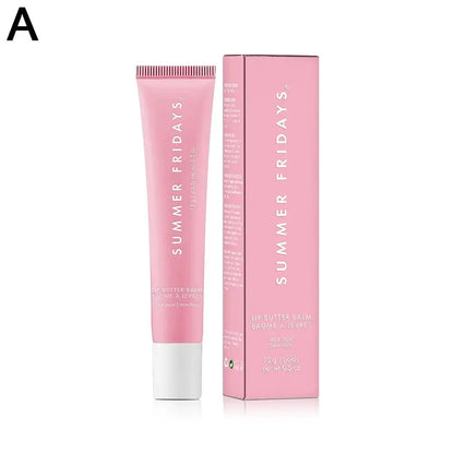 Summer Fridays Vanilla Beige Lip Balm Set – Moisturizing Lip Gloss & Transparent Lipstick with Soft Tube & Mirror