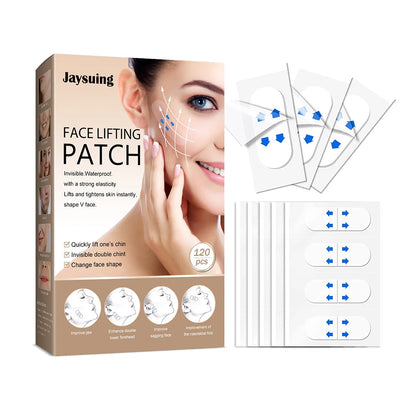120Pcs Invisible V-Shape Face Lift Tapes – Double Chin, Neck & Eye Stickers for Women Holiday Beauty Gift