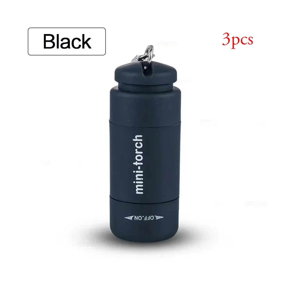 USB Rechargeable Mini Keychain Flashlight - Waterproof Portable LED Light for Hiking, Camping & Everyday Carry