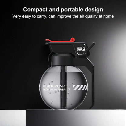 Grenade Esports Cyberpunk Humidifier – Creative Air Diffuser & Essential Oil Aromatherapy Decor