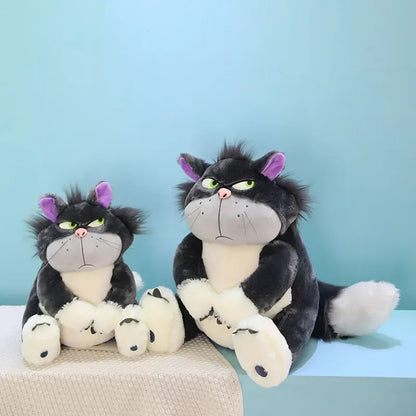 Disney Lucifer Plush Toy – 30/45/60cm Cute Stuffed Figaro Cat from Cinderella, Perfect Holiday Gift for Girls & Kids