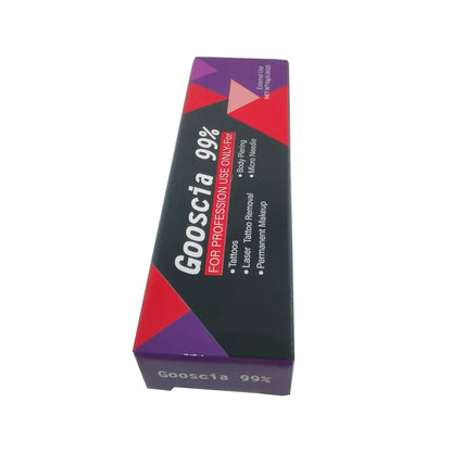 99% Gooscia Tattoo Numbing Cream 10g – Pre-Permanent Makeup for Microblading, Eyebrows, Lips & Tattoo Removal