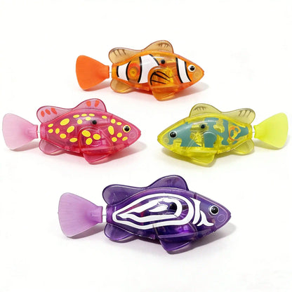 Photosensitive Swimming Clownfish - Realistic Electric Robotic Pet Fish & Aquarium Decoration
