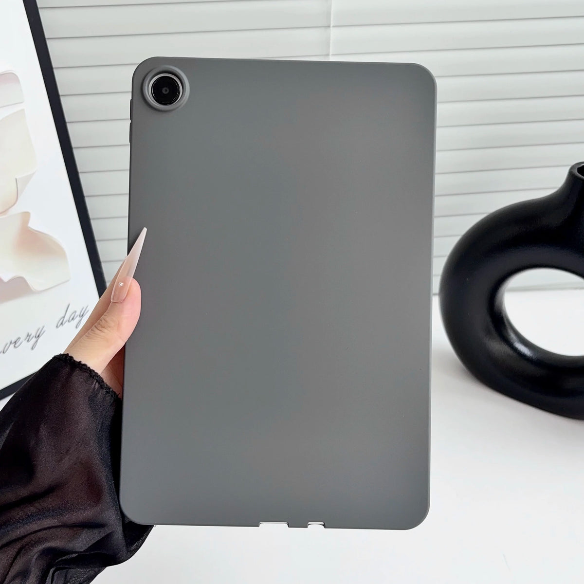 Soft Silicone iPad Case - Protective Cover for iPad 7th–12th Gen, Air, Pro 11, A16 and Mini Models