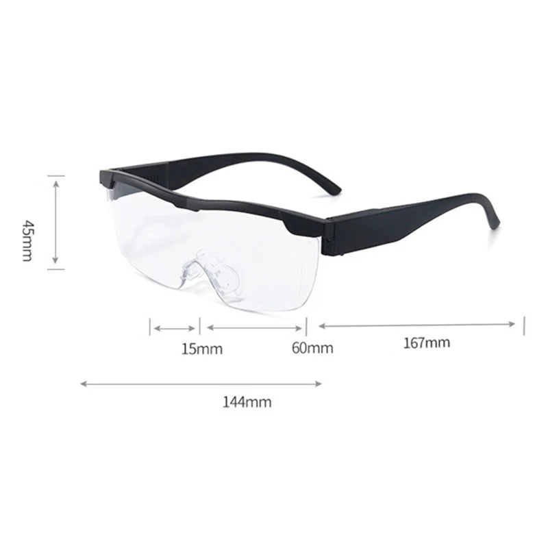 Fashion LED Reading Glasses — Magnifying Eyeglasses with Light for Nighttime Reading