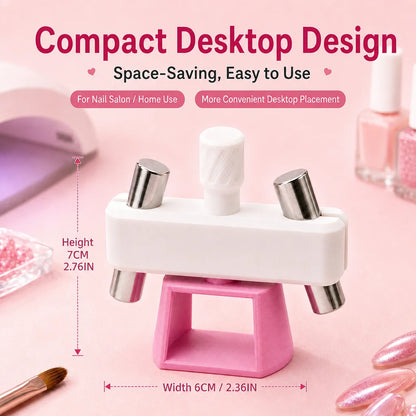 Automatic Cat-Eye Nail Art Tool - Glass Bead Magnetic Design Kit with 8×30mm Magnets for Beginners