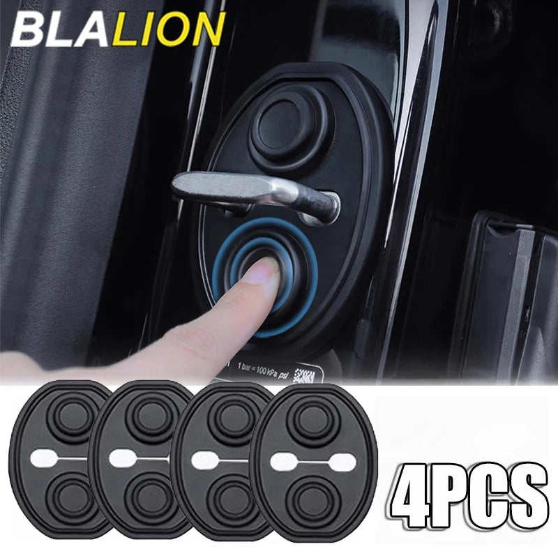 BLALION Car Door Shockproof Silicone Cushions - Mute Buffer Pads and Protective Covers for Car Doors