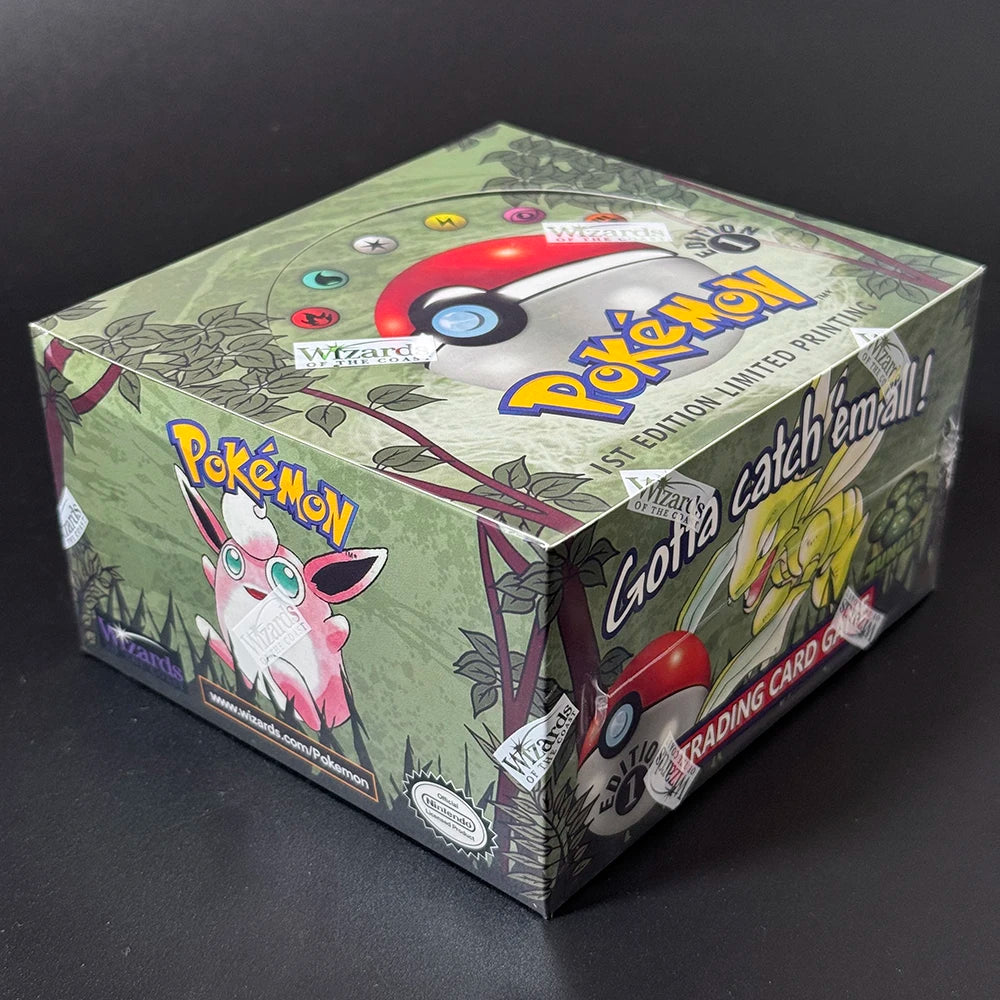Pokémon Booster Packs Base Fossil Jungle - 11 Cards Per Pack & 36 Pack Booster Box Proxy Game Cards Collection