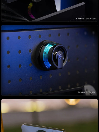 Edifier HECATE G200 Portable Bluetooth Speaker – RGB Lighting, BT5.3 Mini Sound Box with 7-Hour Playback & Phone Holder