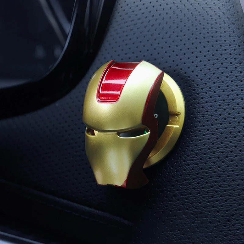 Iron Man & Spider-Man Car Ignition Switch Cover – Batman Sticker, Protective Trim Accessories & Gifts
