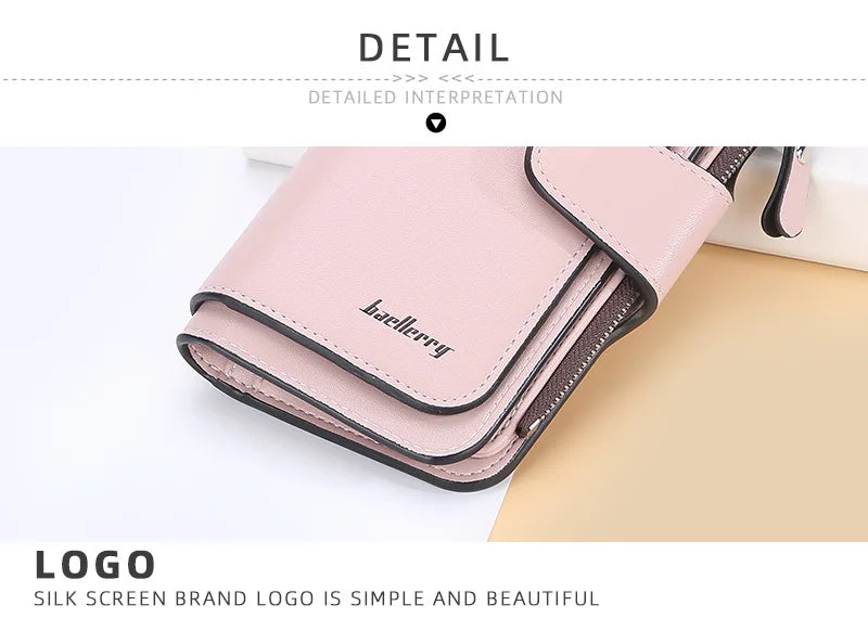 2024 Women’s Long Wallet – Custom Name Engraving, 15 Card Holders & Zippered Classic Purse