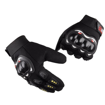 Men's Motorcycle Racing Gloves – Breathable Closed Finger Gloves for Outdoor Sports & Crossbike Riding