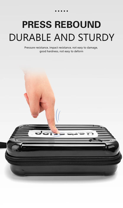 BARBERTOP Waterproof Tools Storage Bag – Hair Clipper, Scissors, Shaving Kits & Haircut Accessories Organizer Box