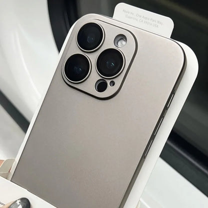 Ultra-Thin Matte iPhone Case - Slim Shockproof PC Cover with Glass Camera Protection for iPhone 11–16, Plus & Pro Max Models