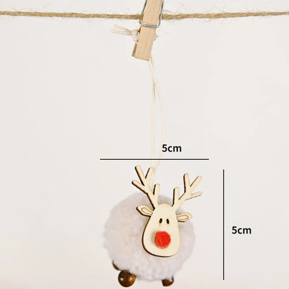 Red Star Christmas Tree Ornament – DIY Xmas Pendant New Year Party Gift Home Decor Noel Navidad