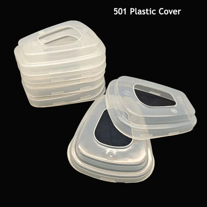 501 Filter Holder Cartridge Retainer Cover – Compatible with 3M 6200, 6800, 7502 & 9000 Series Respirators for Paint Spraying & Gas Masks